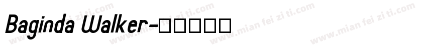Baginda Walker字体转换